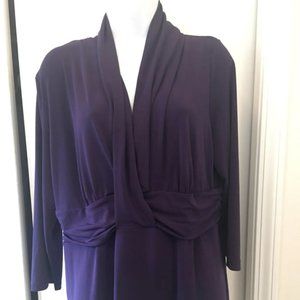 NWOT PURPLE TUNIC NY & CO Sz XL